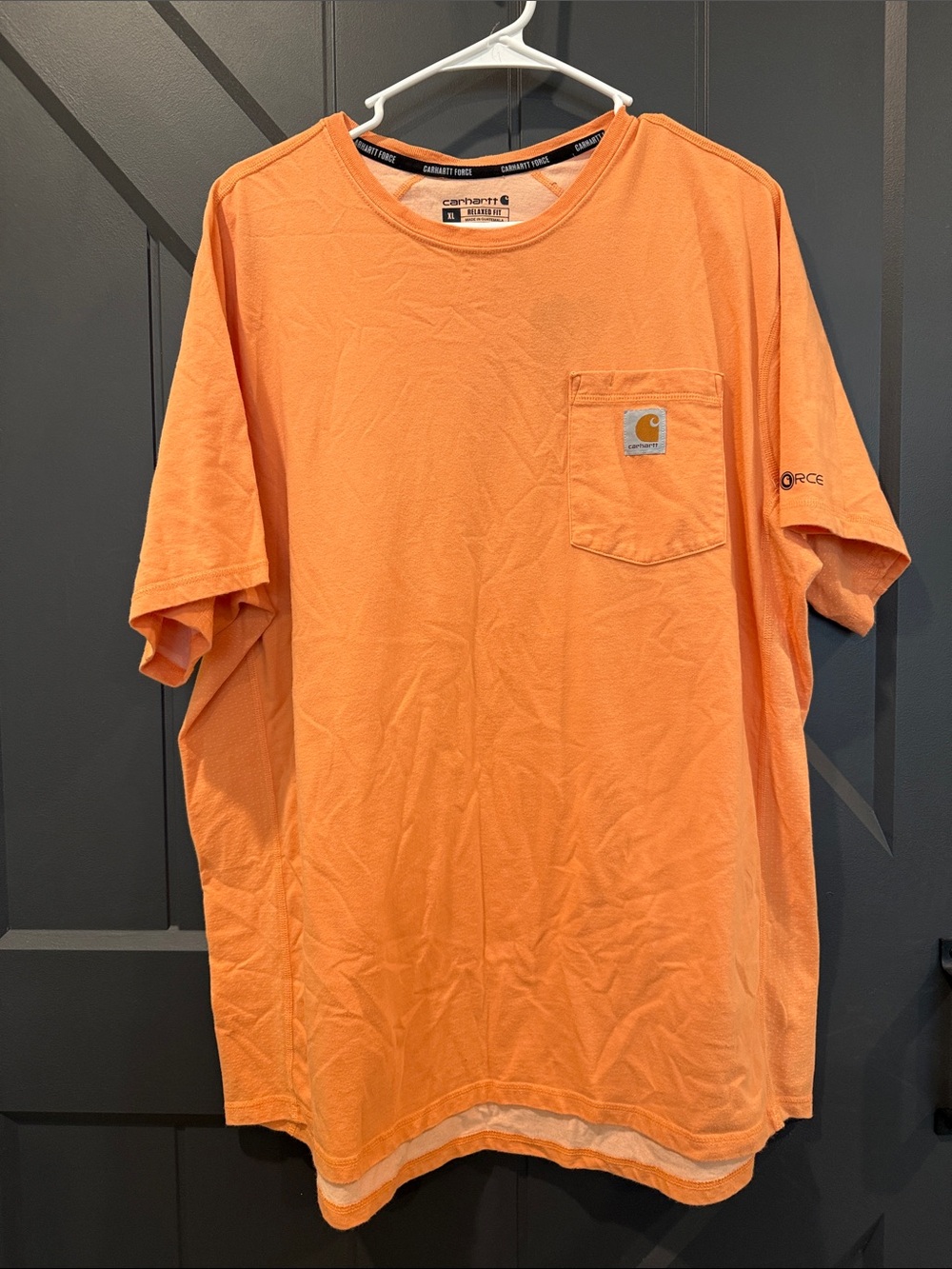 Carhartt Orange Short Sleeve Pocket Tee - Men's